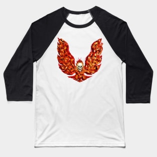 Trans Am Phoenix skull Baseball T-Shirt